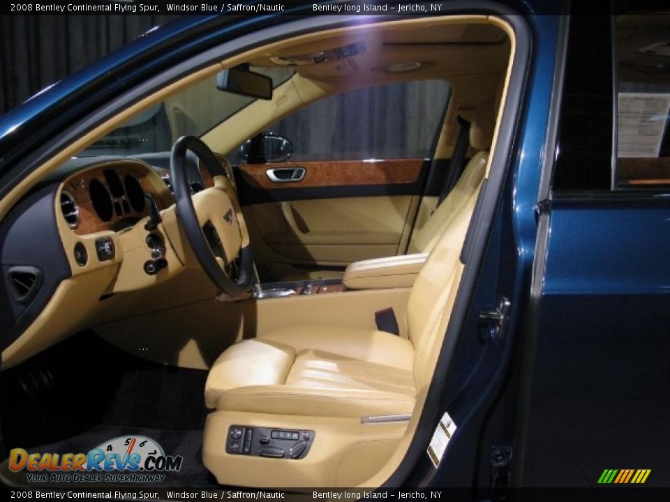 2008 Bentley Continental Flying Spur Windsor Blue / Saffron/Nautic Photo #6