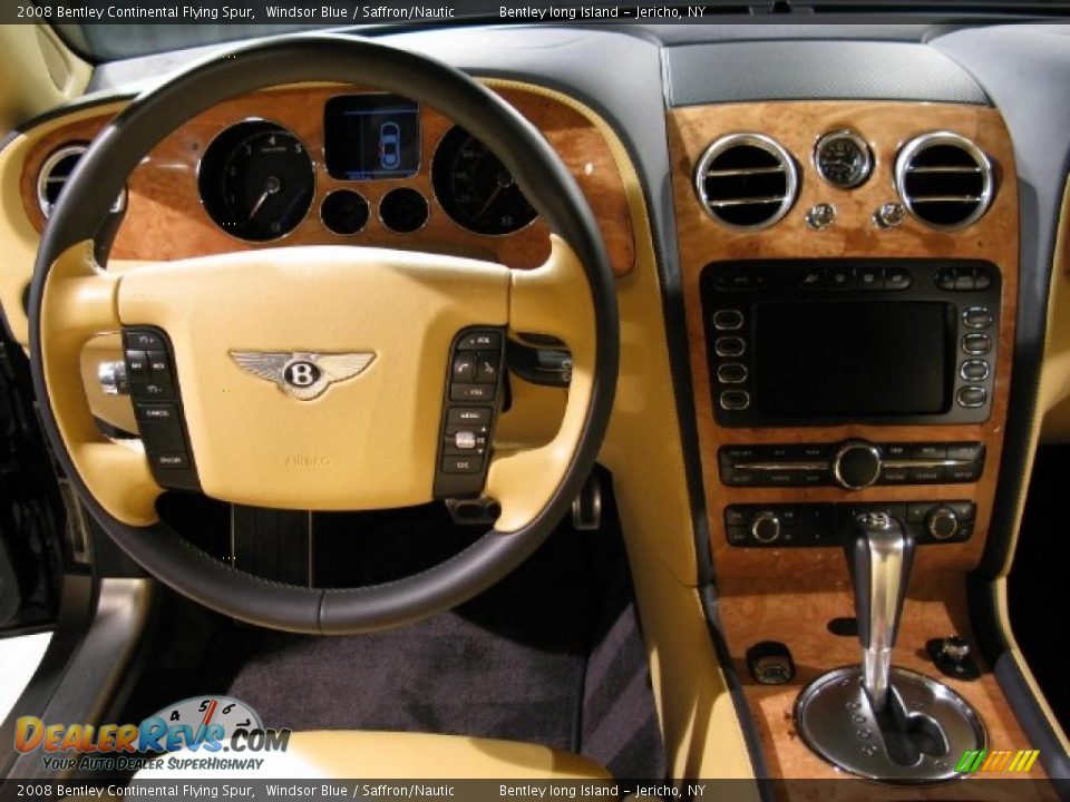 2008 Bentley Continental Flying Spur Windsor Blue / Saffron/Nautic Photo #8