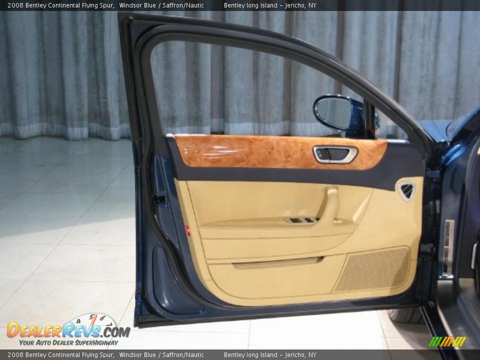 2008 Bentley Continental Flying Spur Windsor Blue / Saffron/Nautic Photo #14