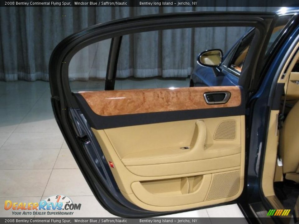 2008 Bentley Continental Flying Spur Windsor Blue / Saffron/Nautic Photo #15