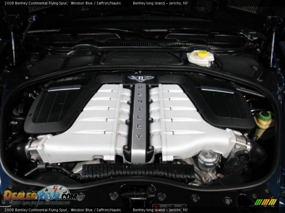 2008 Bentley Continental Flying Spur  6.0L Twin-Turbocharged DOHC 48V VVT W12 Engine Photo #18