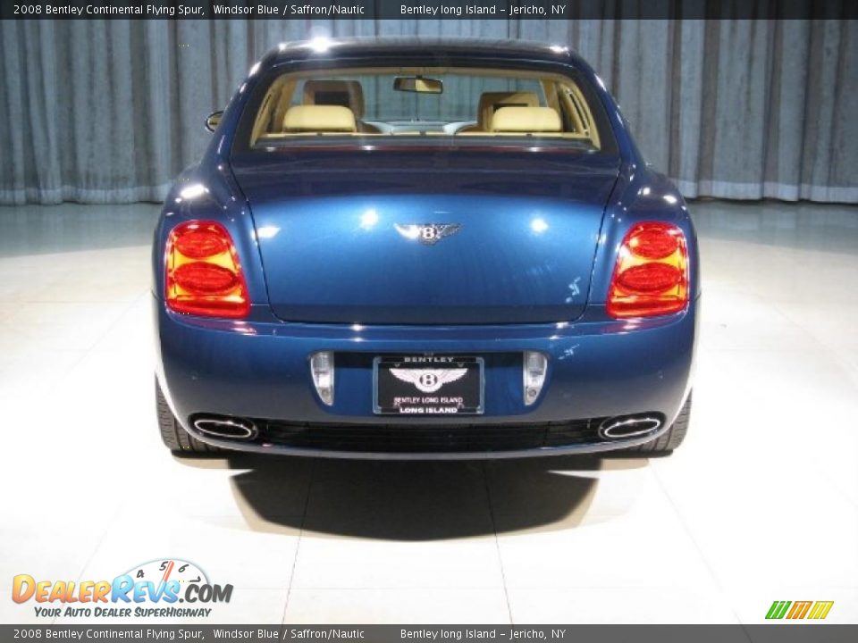 2008 Bentley Continental Flying Spur Windsor Blue / Saffron/Nautic Photo #20