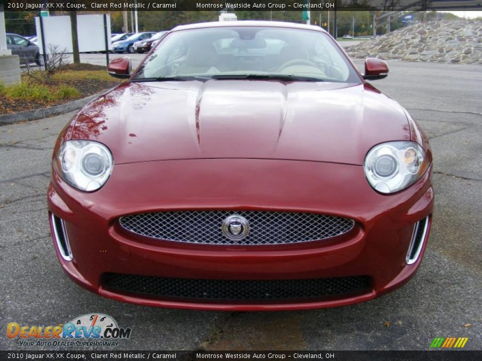 2010 Jaguar XK XK Coupe Claret Red Metallic / Caramel Photo #8