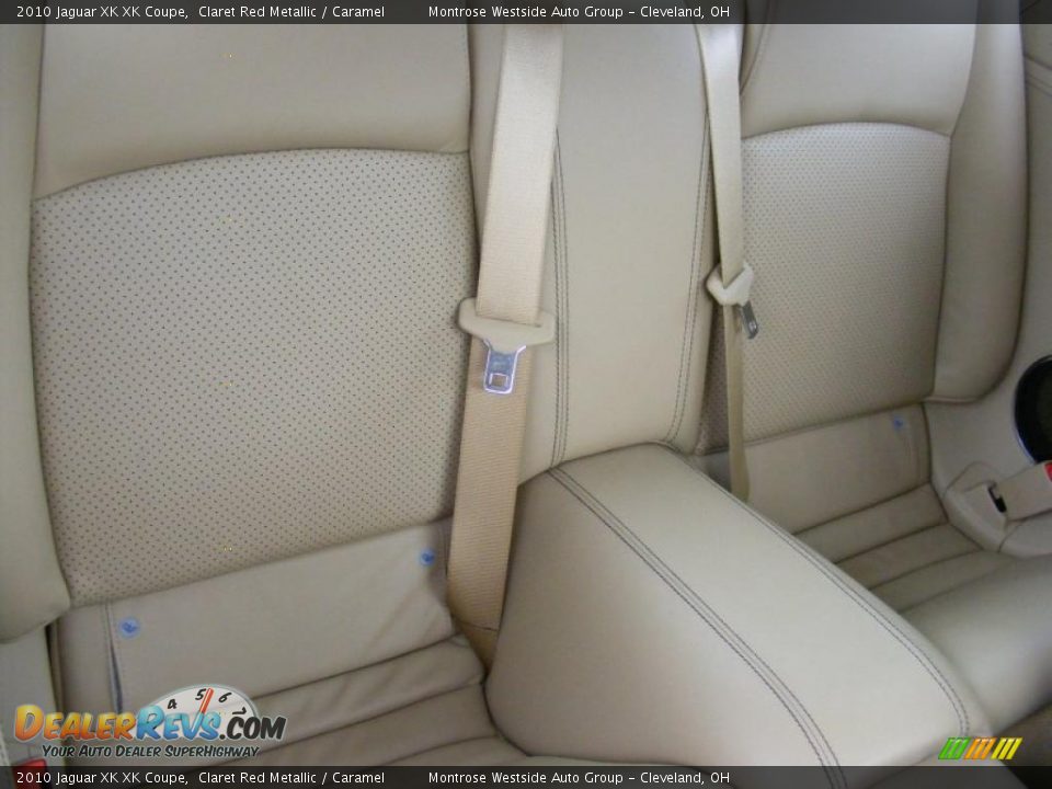 2010 Jaguar XK XK Coupe Claret Red Metallic / Caramel Photo #12