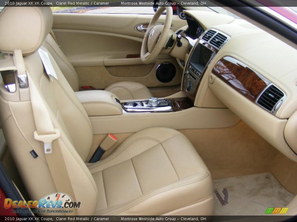 Caramel Interior - 2010 Jaguar XK XK Coupe Photo #13