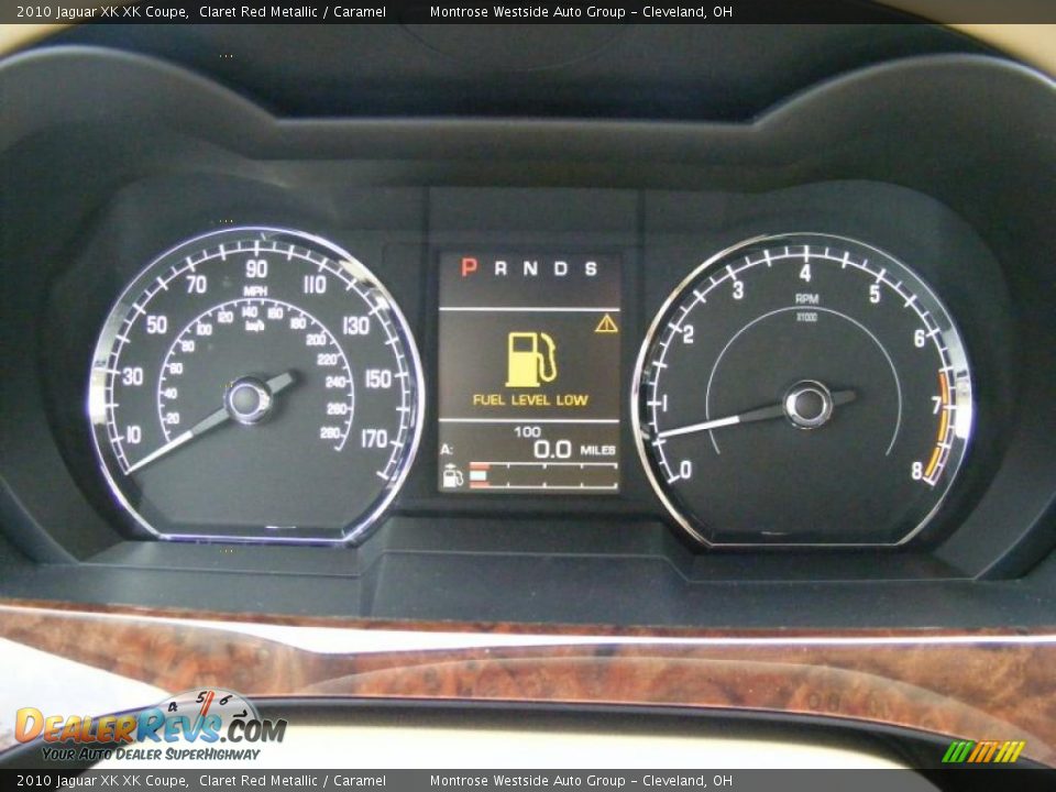 2010 Jaguar XK XK Coupe Gauges Photo #17