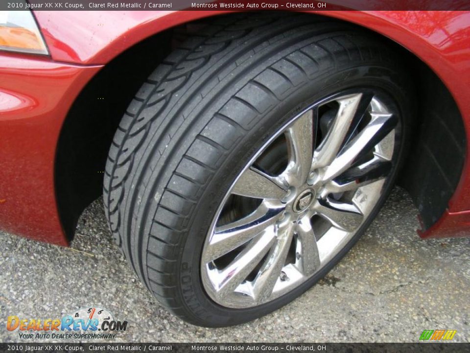 2010 Jaguar XK XK Coupe Claret Red Metallic / Caramel Photo #30