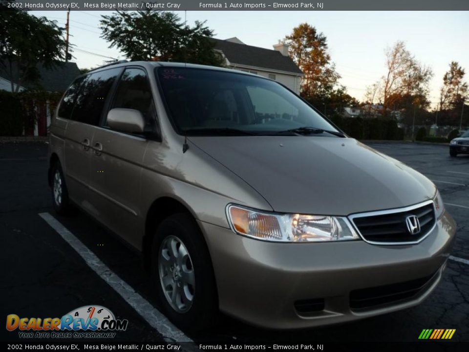 2002 Honda Odyssey EX Mesa Beige Metallic / Quartz Gray Photo #2