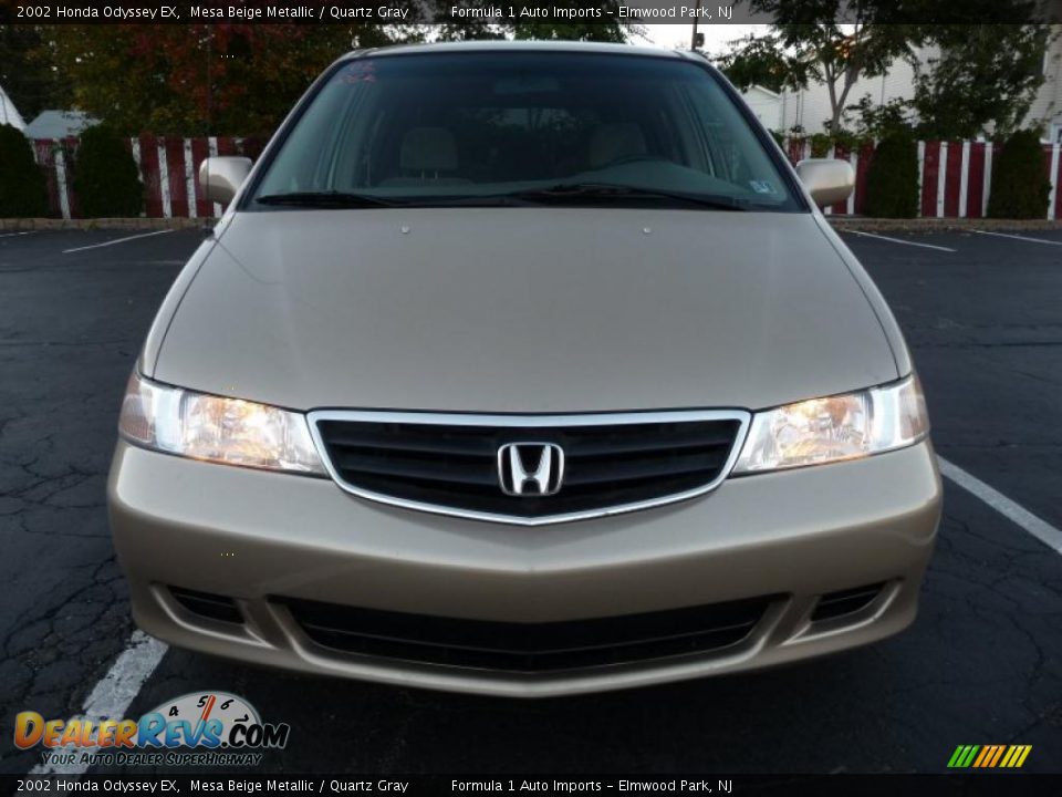 2002 Honda Odyssey EX Mesa Beige Metallic / Quartz Gray Photo #8