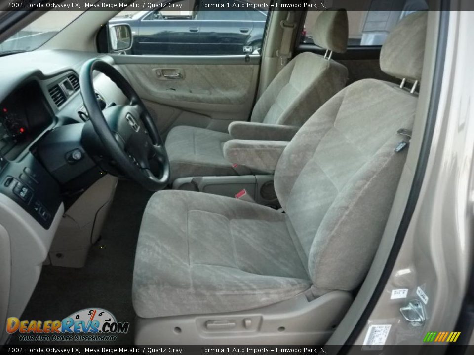 2002 Honda Odyssey EX Mesa Beige Metallic / Quartz Gray Photo #13