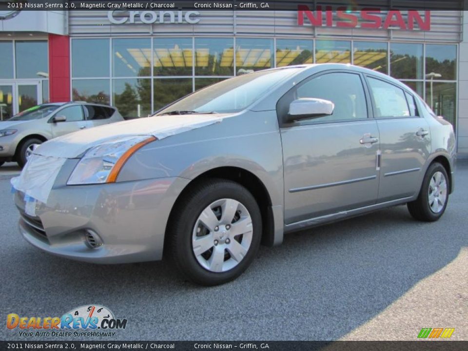 2011 Nissan Sentra 2.0 Magnetic Gray Metallic / Charcoal Photo #1