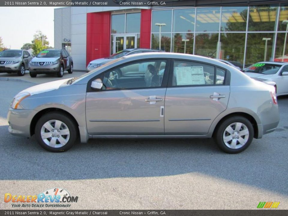 2011 Nissan Sentra 2.0 Magnetic Gray Metallic / Charcoal Photo #2