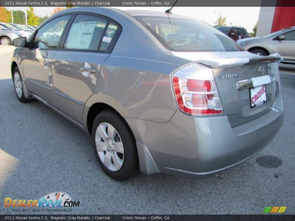 2011 Nissan Sentra 2.0 Magnetic Gray Metallic / Charcoal Photo #3