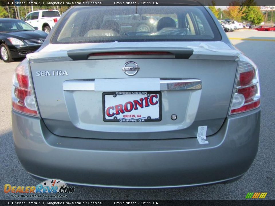 2011 Nissan Sentra 2.0 Magnetic Gray Metallic / Charcoal Photo #4