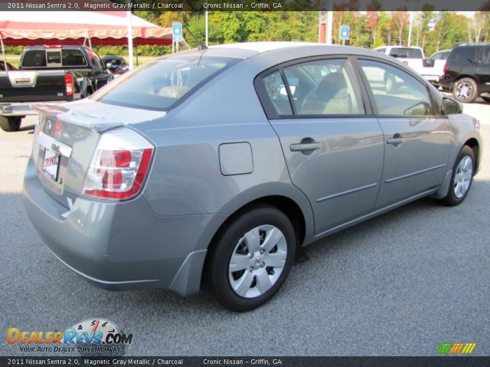 2011 Nissan Sentra 2.0 Magnetic Gray Metallic / Charcoal Photo #5