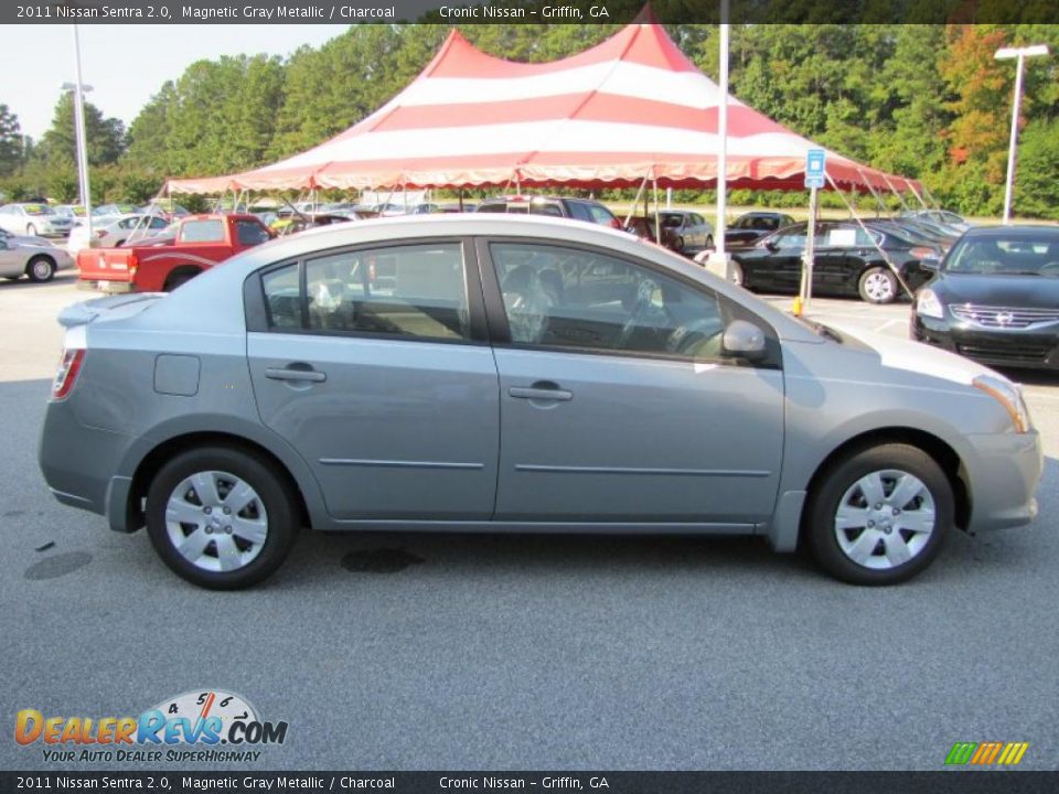 2011 Nissan Sentra 2.0 Magnetic Gray Metallic / Charcoal Photo #6