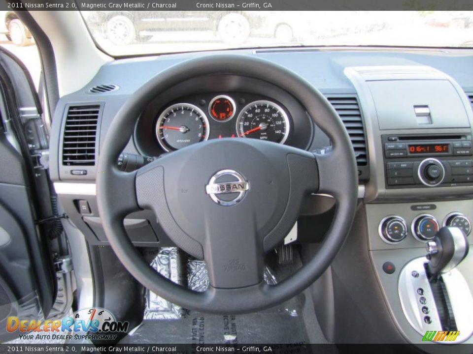 2011 Nissan Sentra 2.0 Steering Wheel Photo #11