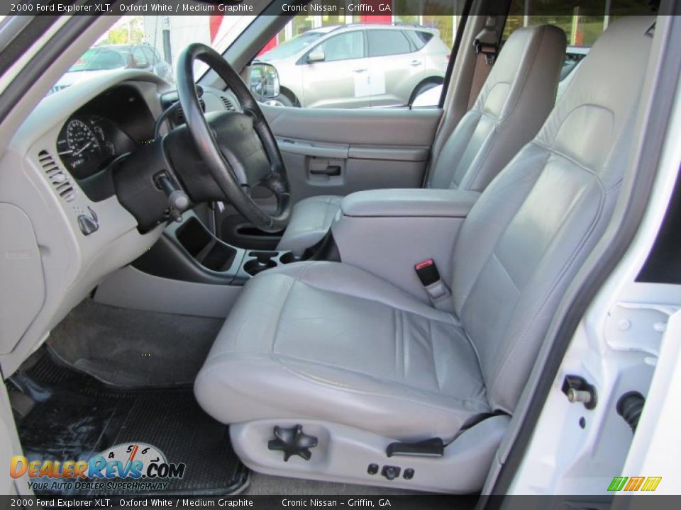 Medium Graphite Interior - 2000 Ford Explorer XLT Photo #10