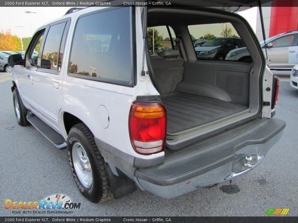 2000 Ford Explorer XLT Oxford White / Medium Graphite Photo #14