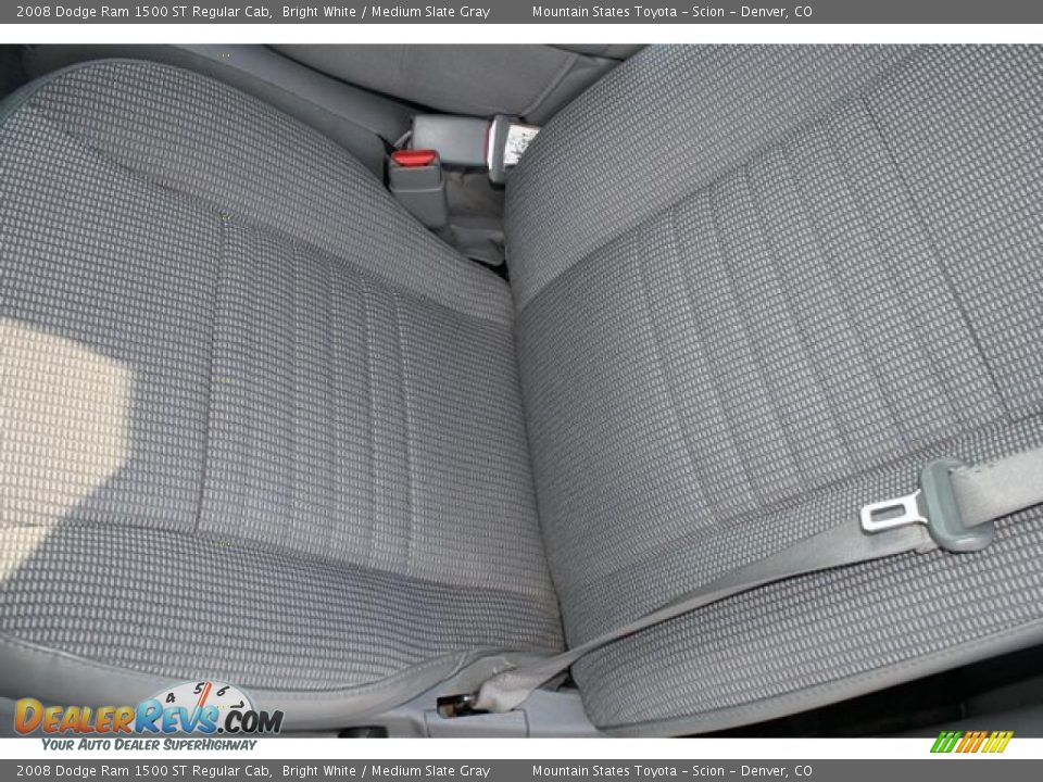 Medium Slate Gray Interior - 2008 Dodge Ram 1500 ST Regular Cab Photo #12