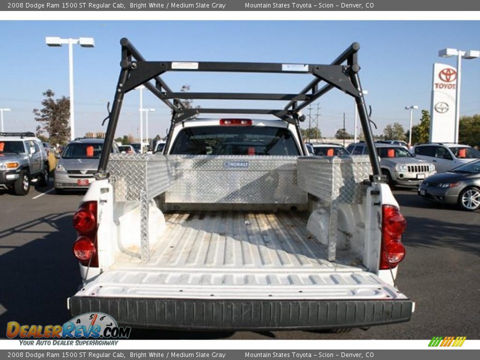 2008 Dodge Ram 1500 ST Regular Cab Bright White / Medium Slate Gray Photo #24