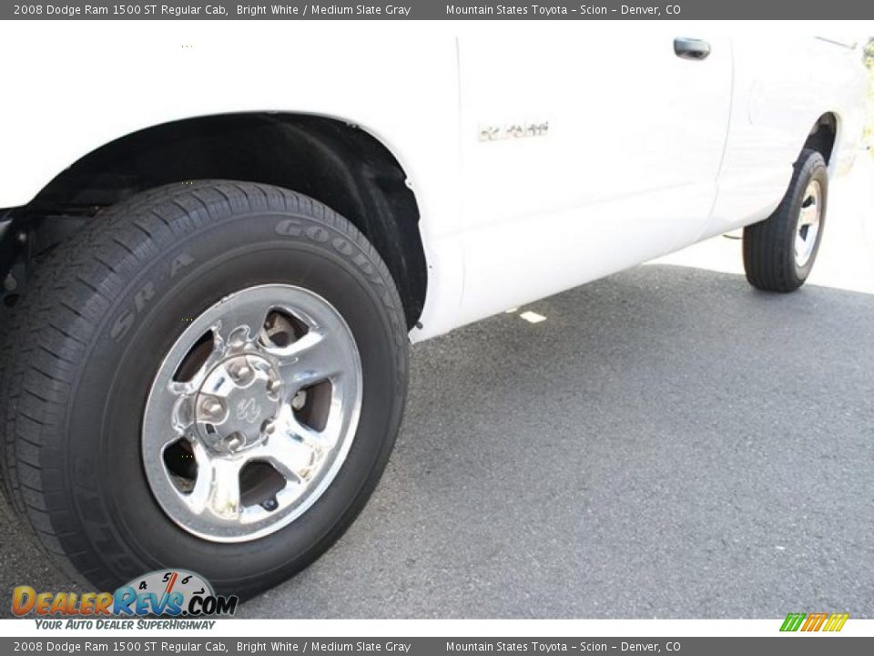 2008 Dodge Ram 1500 ST Regular Cab Bright White / Medium Slate Gray Photo #32