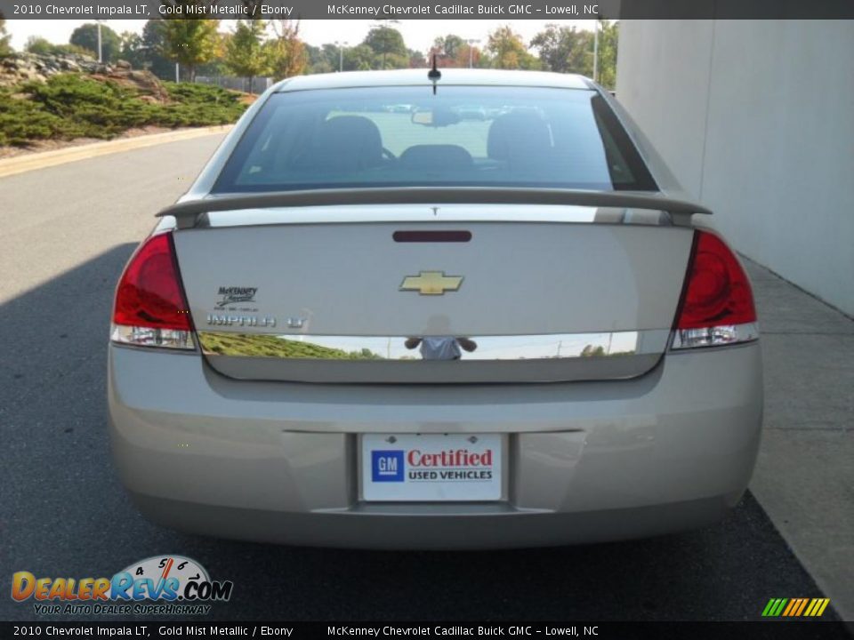 2010 Chevrolet Impala LT Gold Mist Metallic / Ebony Photo #3