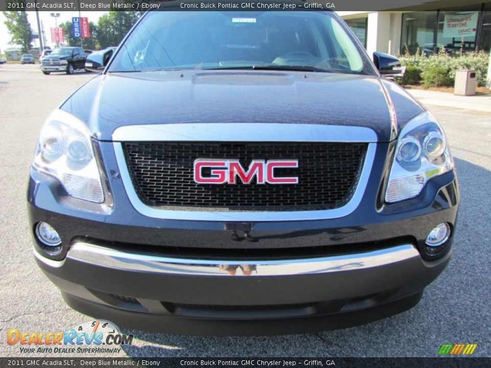 2011 GMC Acadia SLT Deep Blue Metallic / Ebony Photo #2