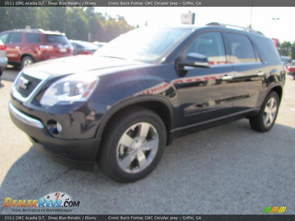 2011 GMC Acadia SLT Deep Blue Metallic / Ebony Photo #3