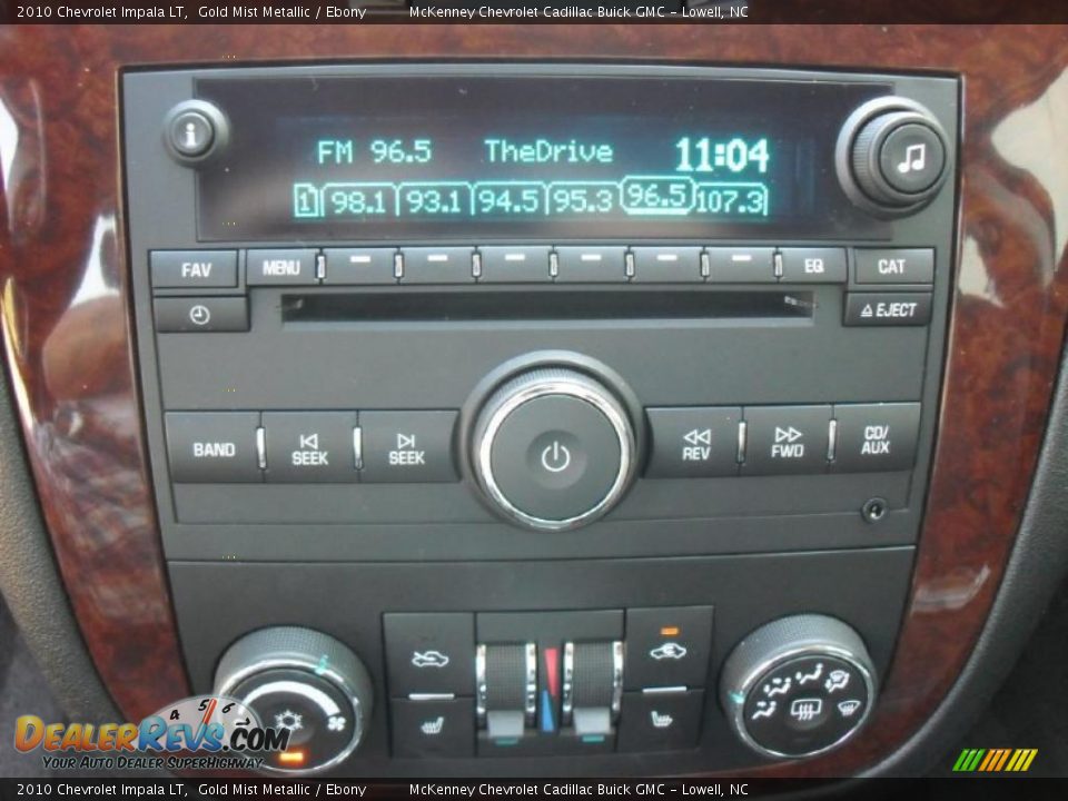 2010 Chevrolet Impala LT Gold Mist Metallic / Ebony Photo #11