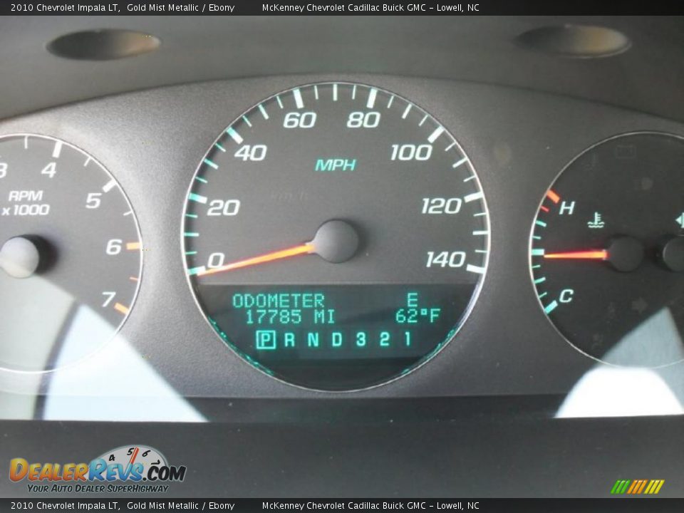 2010 Chevrolet Impala LT Gold Mist Metallic / Ebony Photo #12