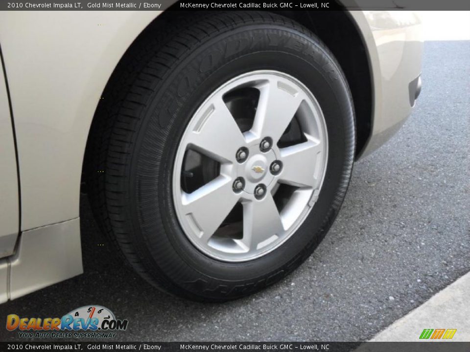 2010 Chevrolet Impala LT Gold Mist Metallic / Ebony Photo #22