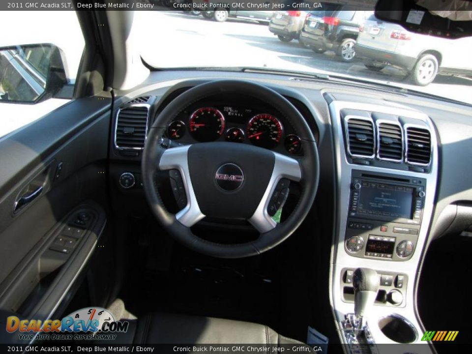 2011 GMC Acadia SLT Deep Blue Metallic / Ebony Photo #20