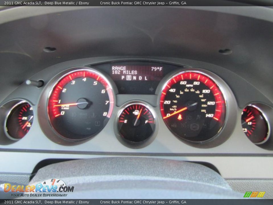 2011 GMC Acadia SLT Gauges Photo #21