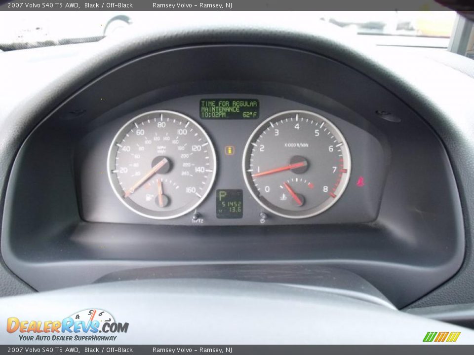 2007 Volvo S40 T5 AWD Gauges Photo #9