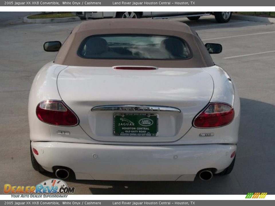 2005 Jaguar XK XK8 Convertible White Onyx / Cashmere Photo #10