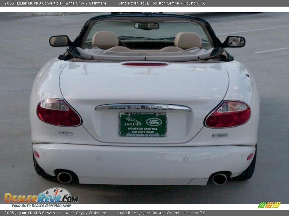 2005 Jaguar XK XK8 Convertible White Onyx / Cashmere Photo #18