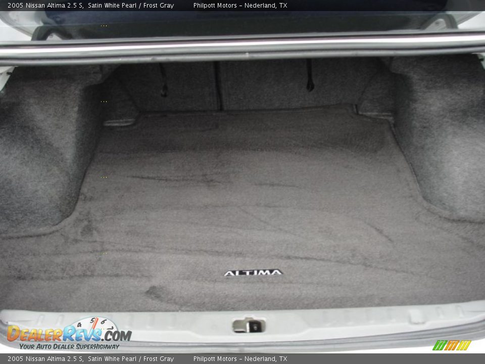 2005 Nissan Altima 2.5 S Satin White Pearl / Frost Gray Photo #27