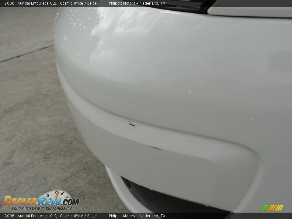 2008 Hyundai Entourage GLS Cosmic White / Beige Photo #12