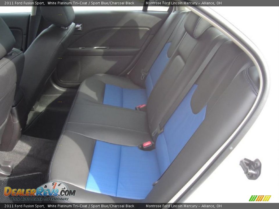 Sport Blue/Charcoal Black Interior - 2011 Ford Fusion Sport Photo #12
