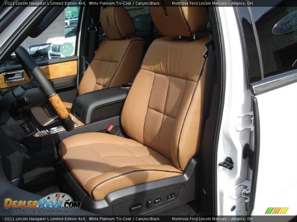 Canyon/Black Interior - 2011 Lincoln Navigator L Limited Edition 4x4 Photo #11