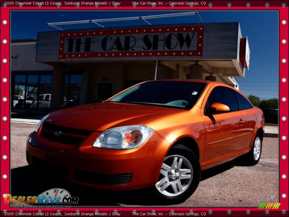 2005 Chevrolet Cobalt LS Coupe Sunburst Orange Metallic / Gray Photo #1