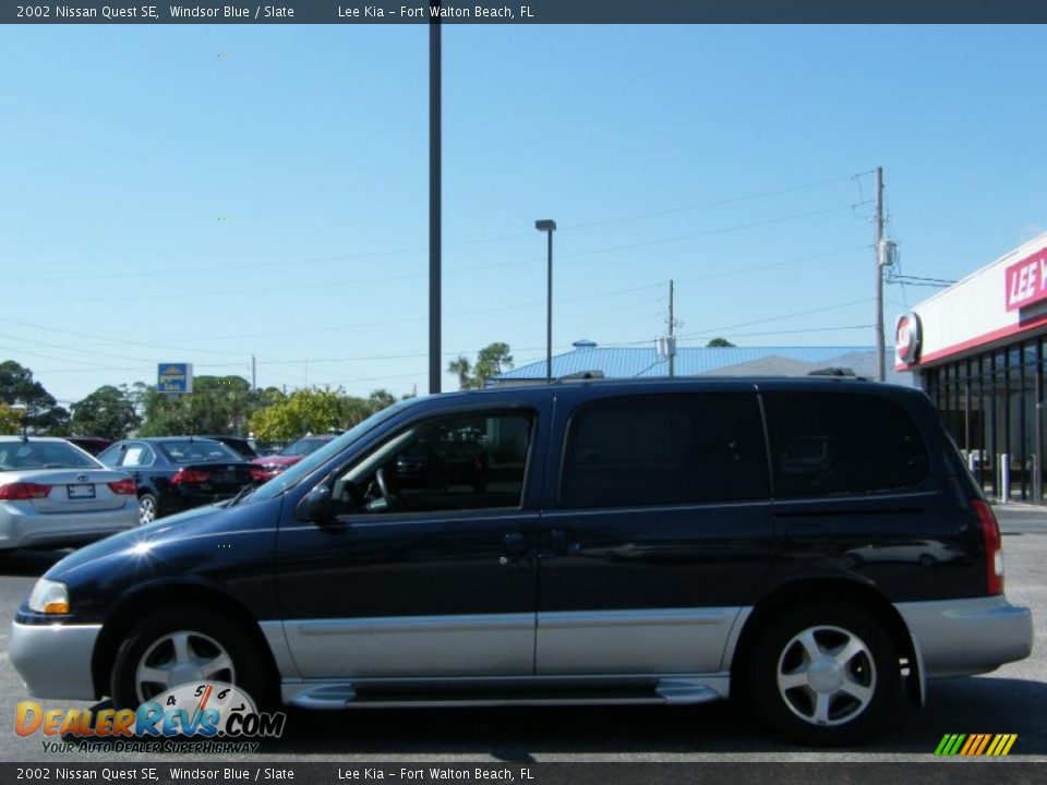 2002 Nissan Quest SE Windsor Blue / Slate Photo #2