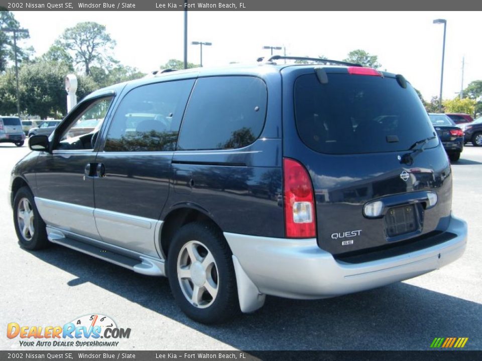 2002 Nissan Quest SE Windsor Blue / Slate Photo #3