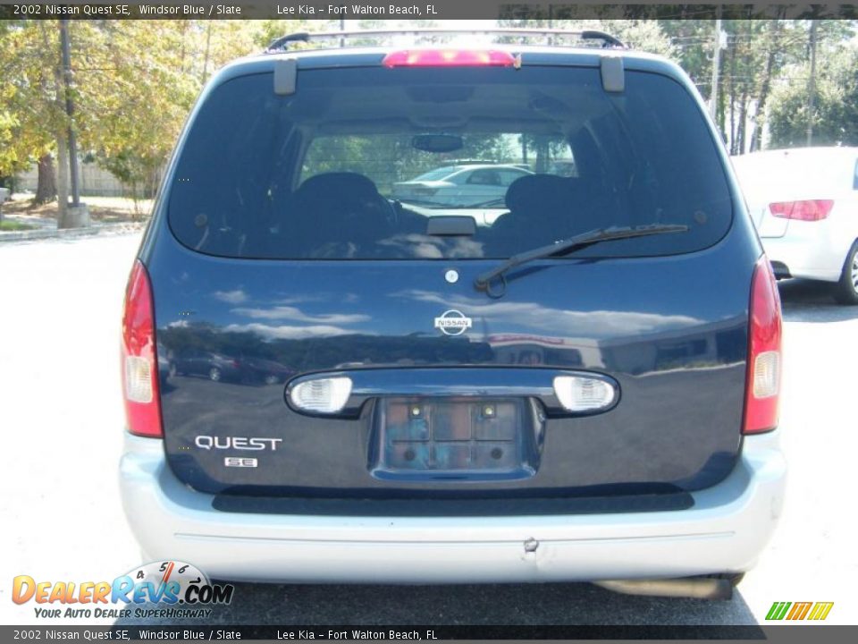 2002 Nissan Quest SE Windsor Blue / Slate Photo #4