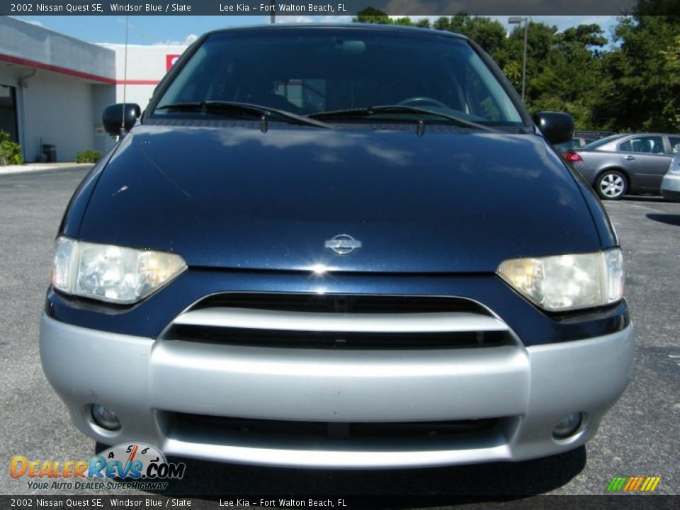 2002 Nissan Quest SE Windsor Blue / Slate Photo #8