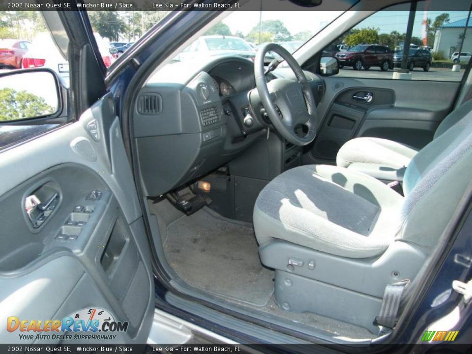 Slate Interior - 2002 Nissan Quest SE Photo #11