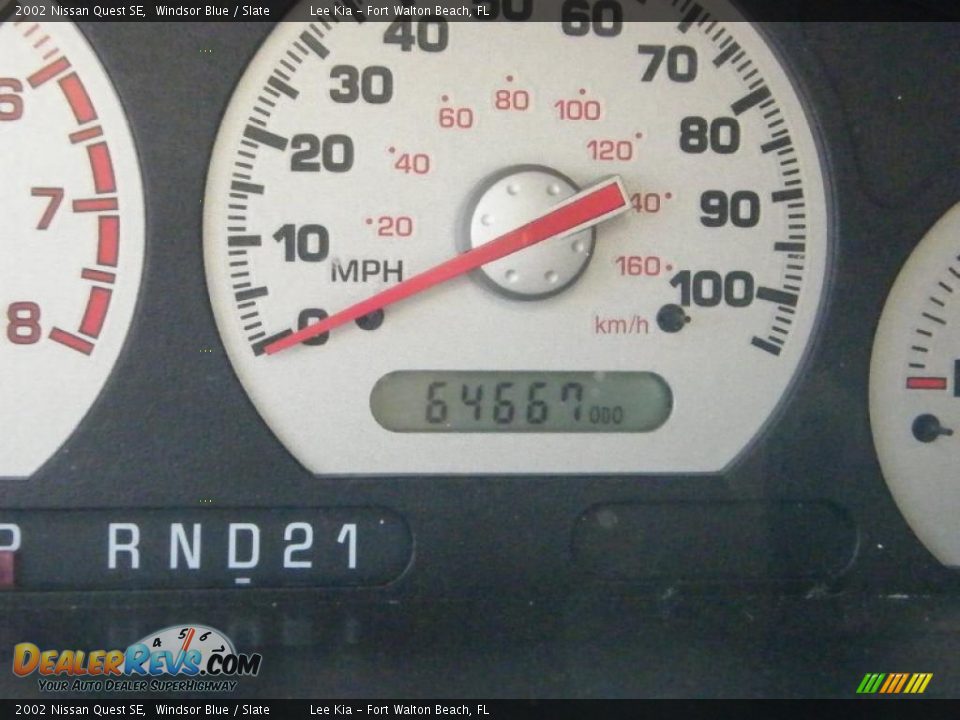 2002 Nissan Quest SE Windsor Blue / Slate Photo #33