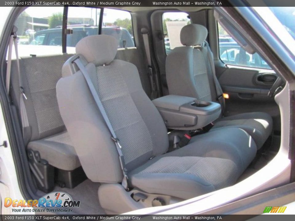 Medium Graphite Grey Interior - 2003 Ford F150 XLT SuperCab 4x4 Photo #12