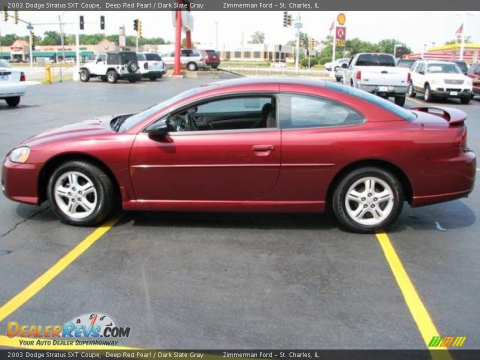 2003 Dodge Stratus SXT Coupe Deep Red Pearl / Dark Slate Gray Photo #1